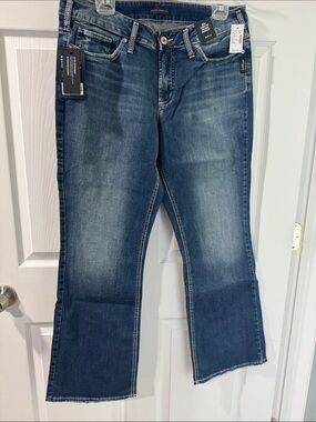Silver Jeans Women's Bootcut Denim in Faded Blue